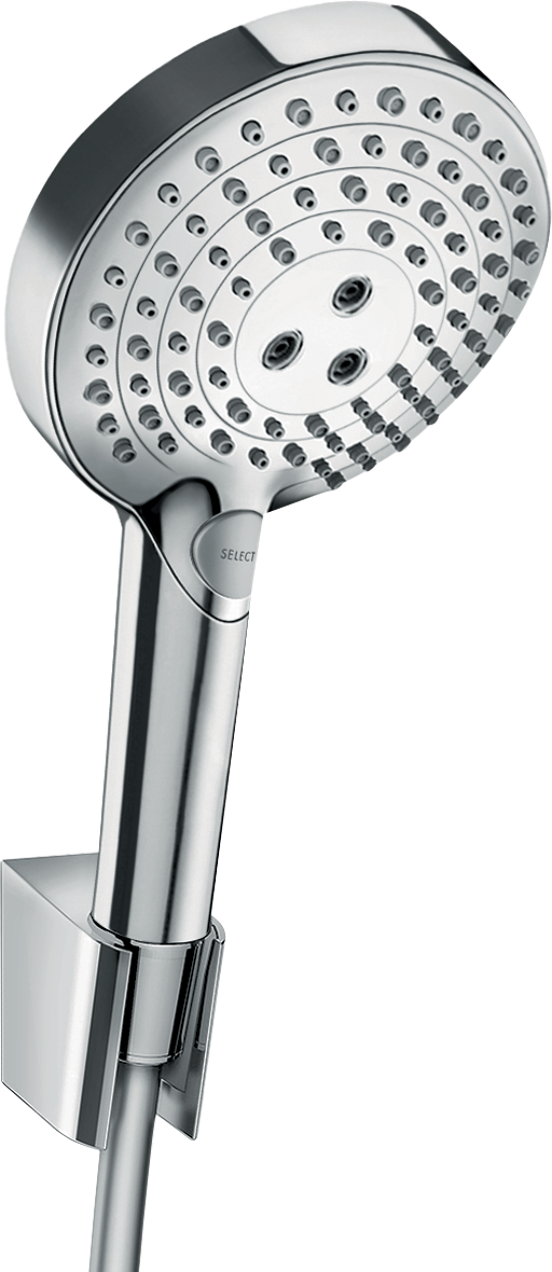 Hansgrohe Raindance Select S120 douchette 3 fonctions de jet chrome brillant