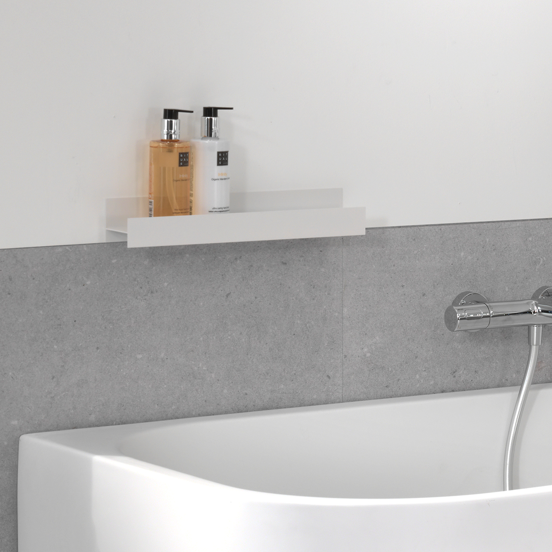 Blaufoss Blackline Tilli étagère murale blanc mat 62 x 8 cm