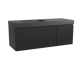 Storke Ribs meuble salle de bains avec lavabo Scuro High