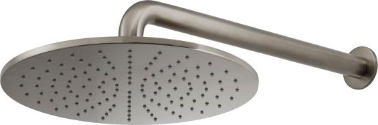 Blaufoss Smartbox Round set de douche pluie encastré robinet thermostatique Brushed GunMetal