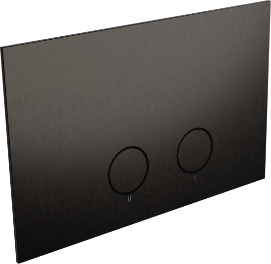 Perola bedieningspaneel Brushed GunMetal voor UP320 of UP720 inbouwreservoir
