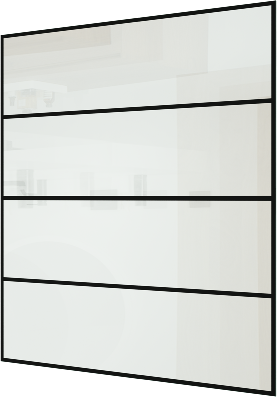 Balmani Modular Duschwand Glas: Lined, 176 x 200 cm, inklusive Coating