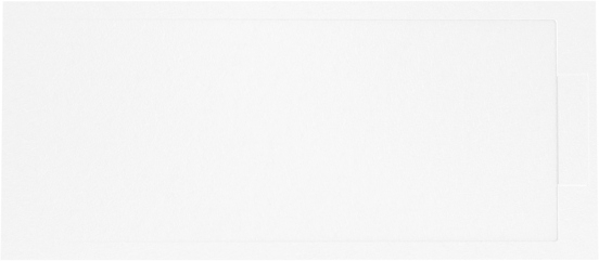 Balmani Indus douchebak 160 x 70 cm composietmarmer mat wit leisteenstructuur