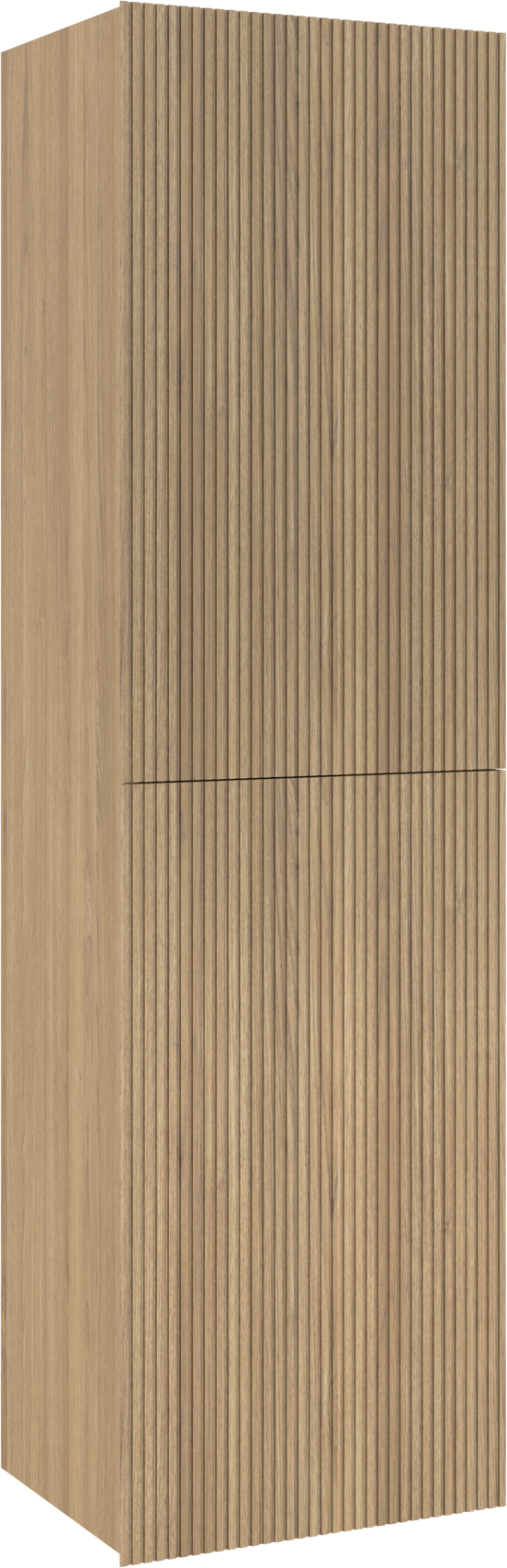 Balmani Fila colonne salle de bains suspendue placage chêne naturel 42 x 30 x 150 cm