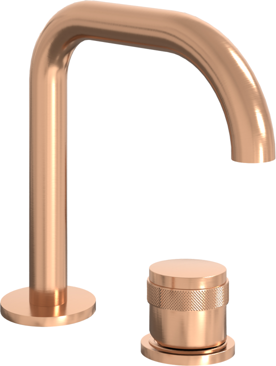 Blaufoss Pavilion Flat robinet de lavabo Brushed Rosegold