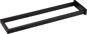 Blaufoss Noma porte-serviette double noir mat 41 cm