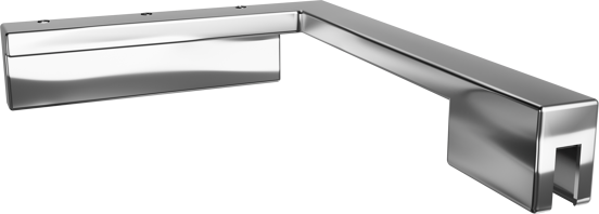 Balmani Modular korte stabilisatiestang rechts 18x14cm glanzend chroom