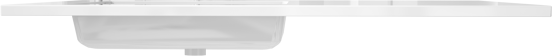 Storke Diva asymmetrisch linkse wastafel glanzend composiet marmer 120 x 52 cm combinatie kast 45 cm