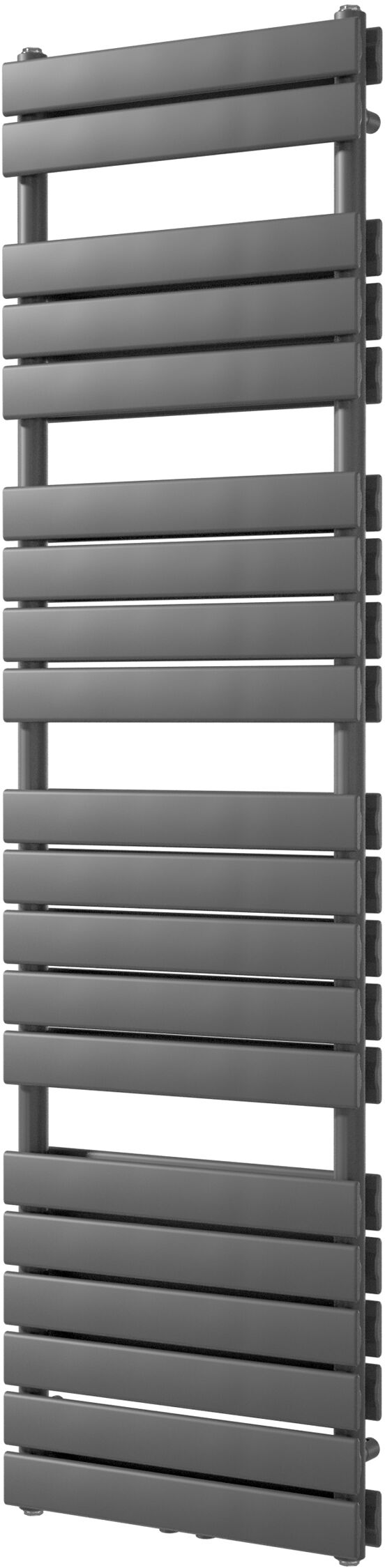 Vipera Vulcan dubbele handdoekradiator 50 x 183,5 cm elektrische verwarming antraciet grijs zij- en middenaansluiting 1.683W, weerstand inbegrepen