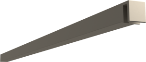 Balmani Flat stabilisatiestang met bevestigingsbout 120 cm steengrijs