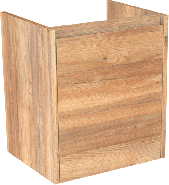 Storke Seda meuble sous-vasque suspendu 45 x 35 cm chêne brut porte