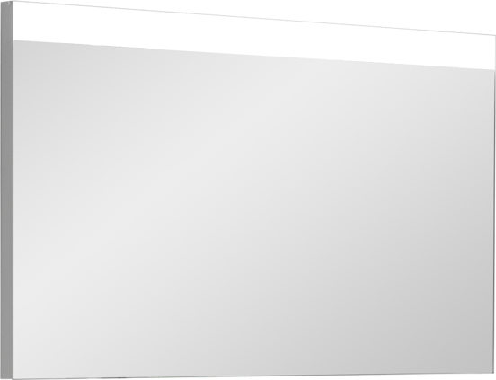 Storke Lucera rechthoekig badkamerspiegel 120 x 70 cm met spiegelverlichting en anti-damp