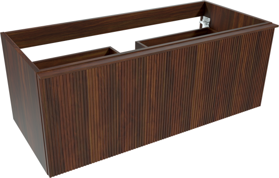 Balmani Forma meuble sous-vasque suspendu 120 x 55 cm noyer Américain 2 tiroirs