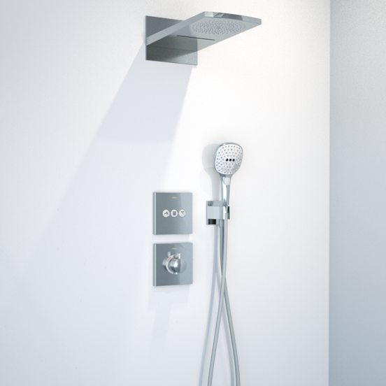 Hansgrohe ShowerSelect Highflow inbouw douchekraan thermostaat chroom