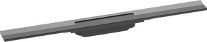 Hansgrohe RainDrain Flex Fertigset Duschrinne kürzbar 70cm Brushed Black Chrome