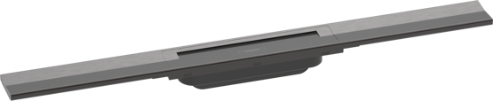 Hansgrohe RainDrain Flex douchegoot afwerkset 70cm Brushed Black Chrome
