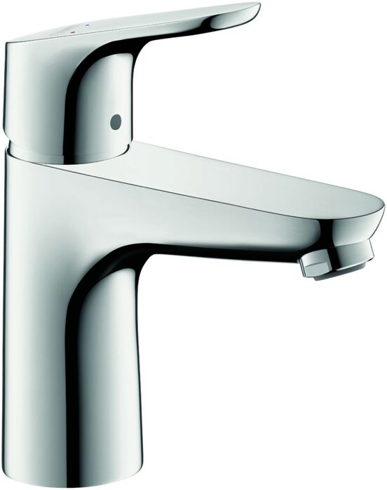 Hansgrohe Focus 100 wastafelkraan glanzend chroom