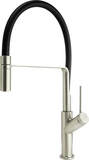 Blaufoss District robinet de cuisine avec douchette extractible CoolMetal brossé