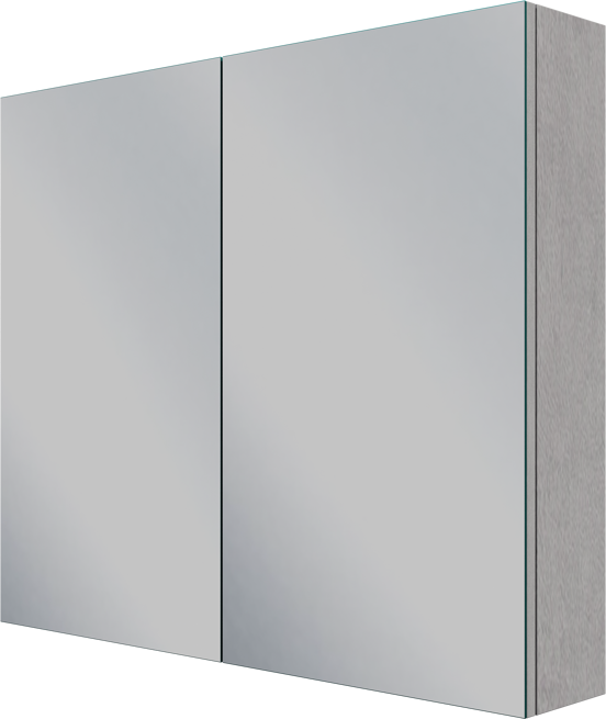 Linie Montro spiegelkast 90 x 75 cm beton grijs