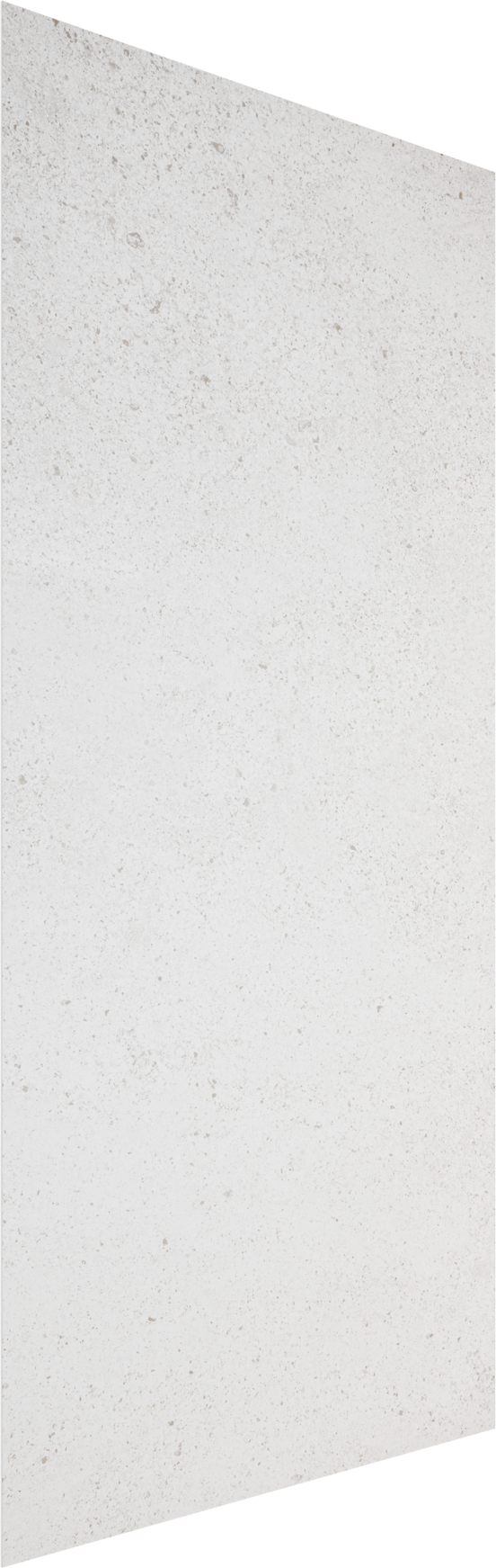 Luca Varess Artdeco revêtement mural de douche 120 x 244 cm alu-composite terrazzo blanc mat