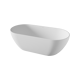 Luca Varess Monterosi ovaal vrijstaand bad 169 x 80 cm Solid Surface mat wit