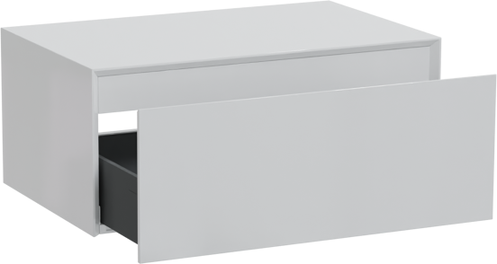 Storke Edge Modulo meuble sous-lavabo suspendu 75 x 48 cm blanc brillant 1 tiroir