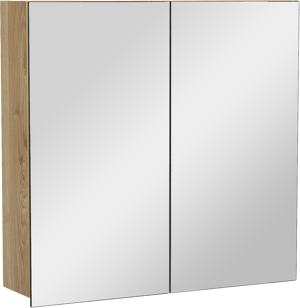 Balmani Lucida armoire de toilette 75 x 72 cm chêne brut