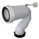 Santeg aansluiting voor staand toilet