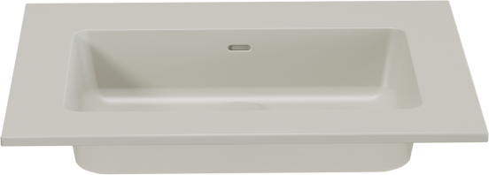 Storke Diva plan simple top solid soie grise matte 65 x 52 cm