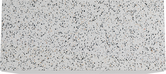 Storke Edge meuble salle de bains à poser 120 x 52 cm blanc mat avec Tavola tablette simple ou double en blanc/noir mat terrazzo