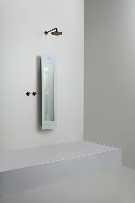 Sunshower Plus M Infrarood en UV Vlakke opbouw white