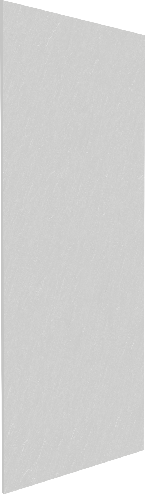 Balmani Zeno set douchewandbekleding 90 x 90 x 220 cm composietmarmer lichtgrijs leisteenstructuur