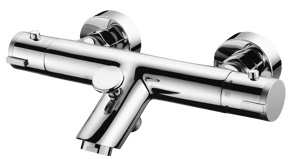 Linie Drum robinet de bain thermostatique chrome brillant