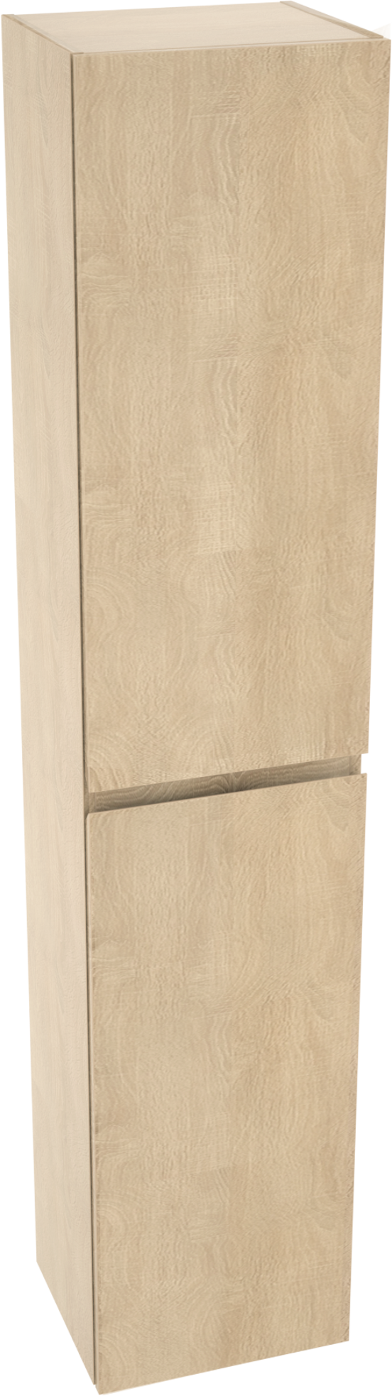 Linie Lado colonne salle de bains suspendue chêne blanc 35 x 30 x 170 cm