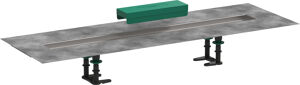 Hansgrohe RainDrain installatieset voor douchegoot 80cm voor Raindrain Match of Rock