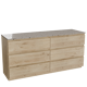 Balmani Lucida badkamermeubel met Stretto tablet voor waskom(men)