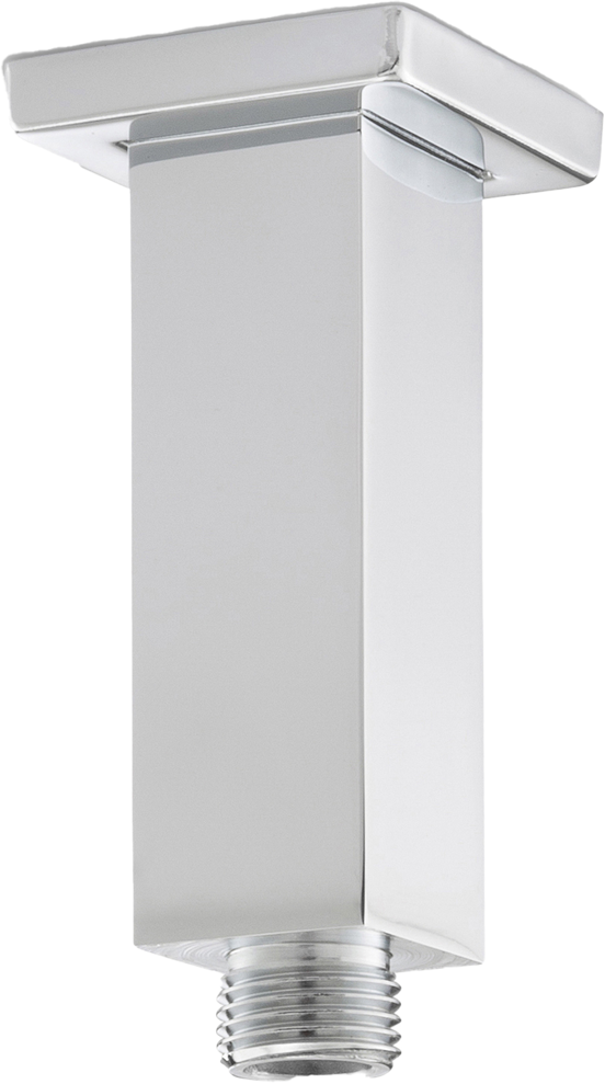 Blaufoss Square Big douchearm plafondbevestiging 10cm chroom