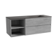 Storke Edge badkamermeubel met Scuro wastafel