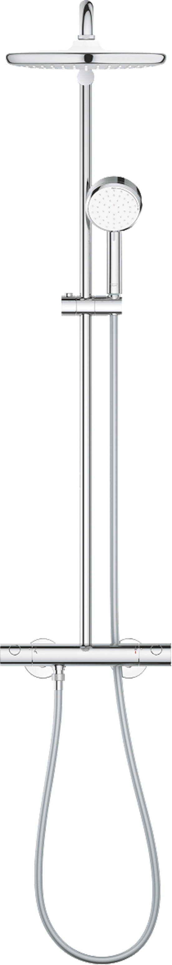 Grohe Tempesta Cosmopolitan System 250 thermostatische regendoucheset glanzend chroom