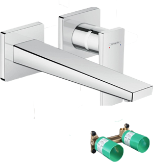 Hansgrohe Metropol robinet de lavabo à encastrer chrome brillant incl élément intégré