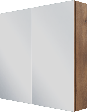 Linie Montro spiegelkast 80 x 75 cm bruin eiken