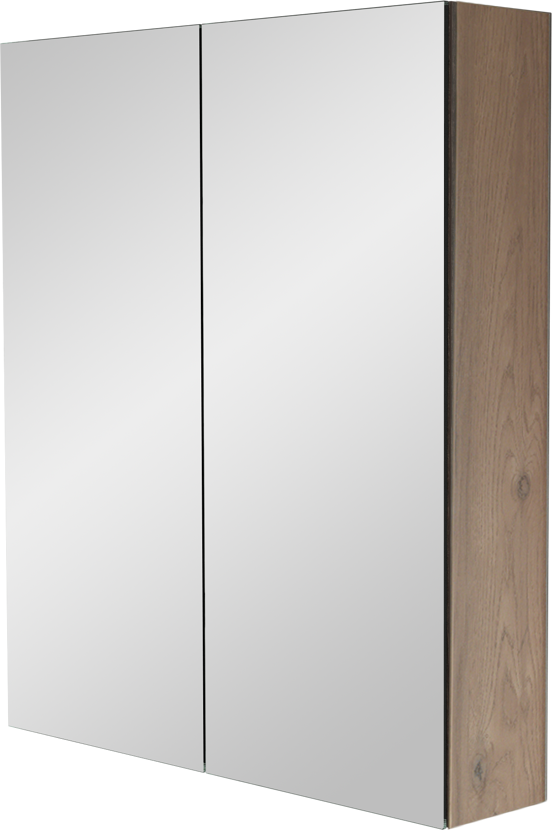 Storke Reflecta Spiegelschrank Bad: 65 x 75 cm, Eiche rustikal