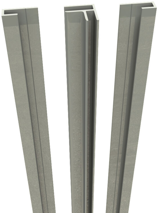 Linie Plato set douchewandbekleding met profielen 90 x 90 x 210 cm pvc Oregon