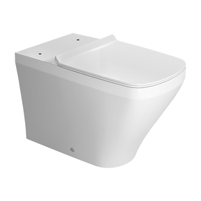 Duravit Durastyle staand toilet zonder wc-bril en reservoir hoogglans wit met spoelrand