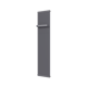 Vipera Corrason enkele badkamerradiator 40 x 180 cm centrale verwarming antraciet grijs zijaansluiting 1.339W
