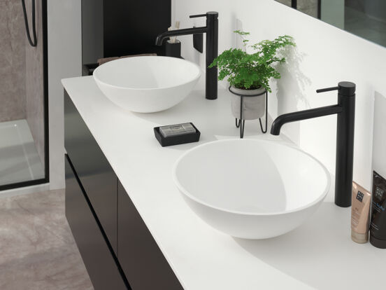 Storke Ronda waskom matte Solid Surface rond Ø 36 cm