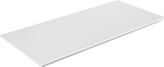 Storke Edge wandplank mat wit 40x16cm