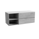 Storke Edge badkamermeubel met Tavola wastafelblad voor waskom(men)