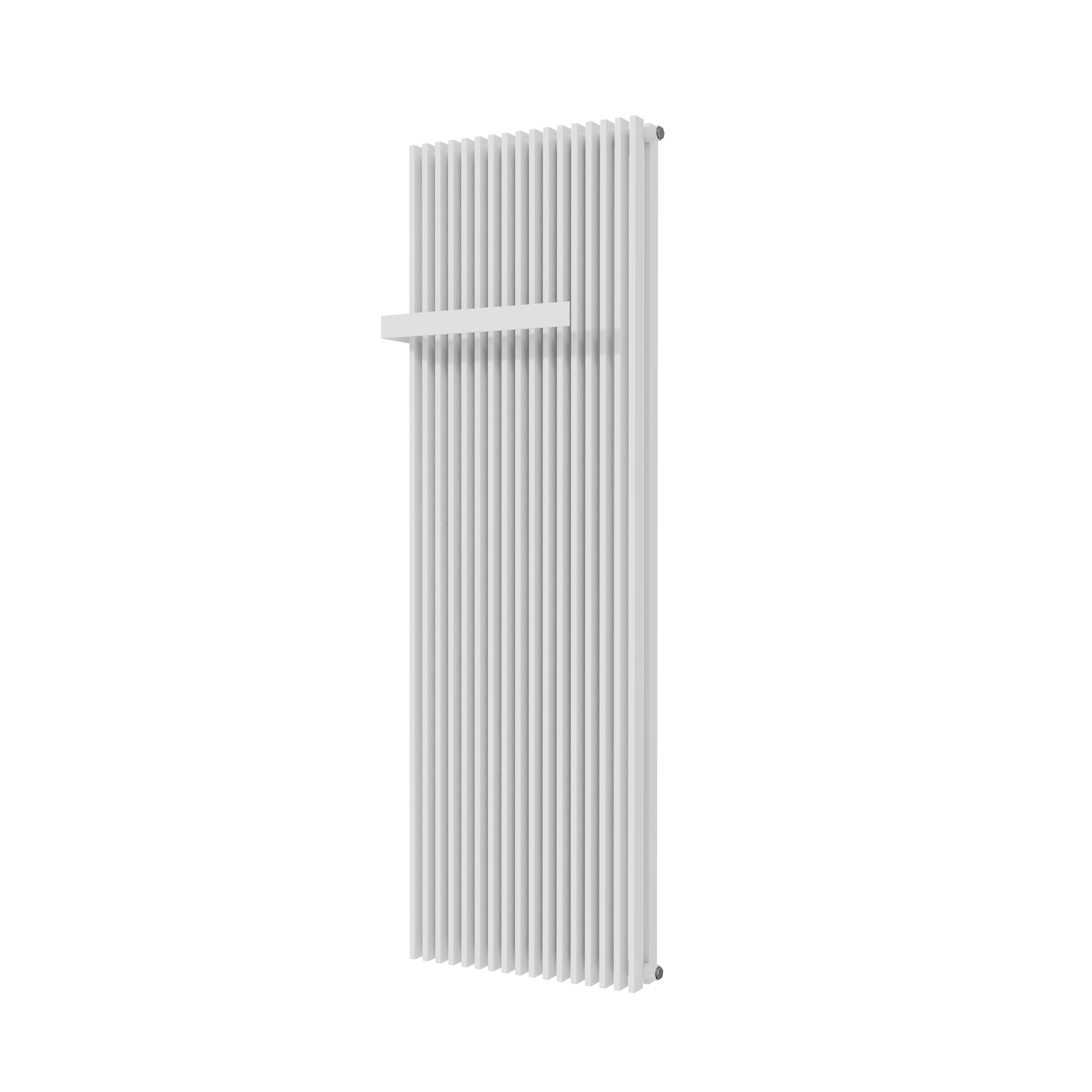 Vipera Corrason dubbele badkamerradiator 60 x 180 cm centrale verwarming hoogglans wit zij- en middenaansluiting 3,468W