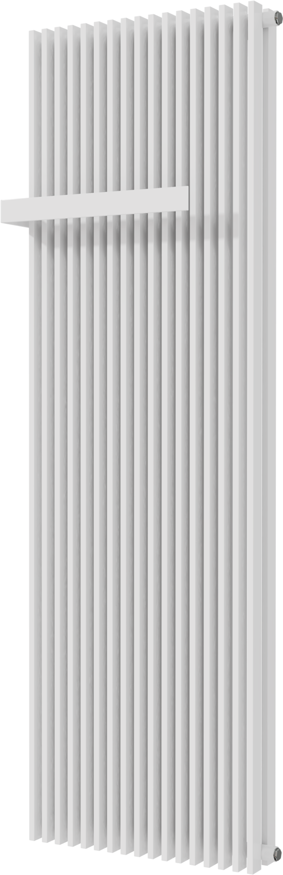 Vipera Corrason doppelter Badheizkörper, 60 x 180 cm, Zentralheizung, weiß glänzend, Seiten- und Mittelanschluss, 3.468W